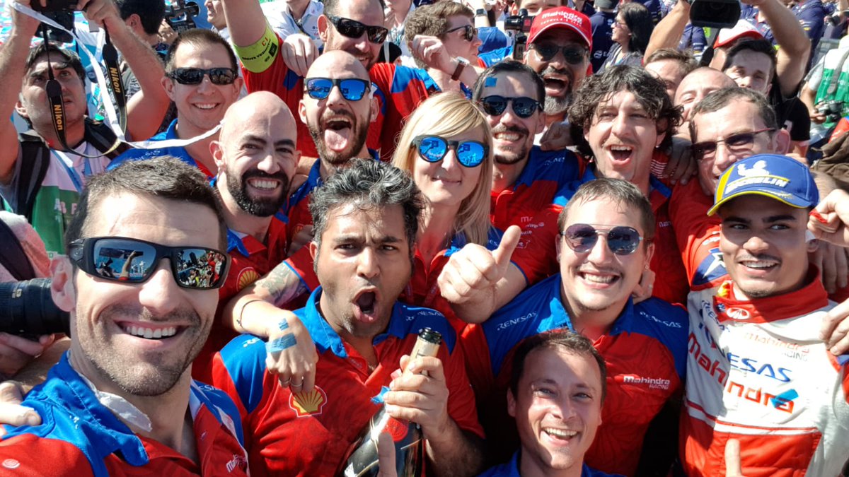 dilbagh_gill's tweet photo. We tried our very best for the National Anthem on India Republic Day. Came very close.  Thanks for your support. 3 races 3 podiums. A fun hot day at #SantiagoEPrix great drive by @PWehrlein @thereal_JDA  still leads the championship. (Our traditional selfie) 🙏🍾🥂🏆🏁🏎️ https://t.co/a1MOA9fUOv