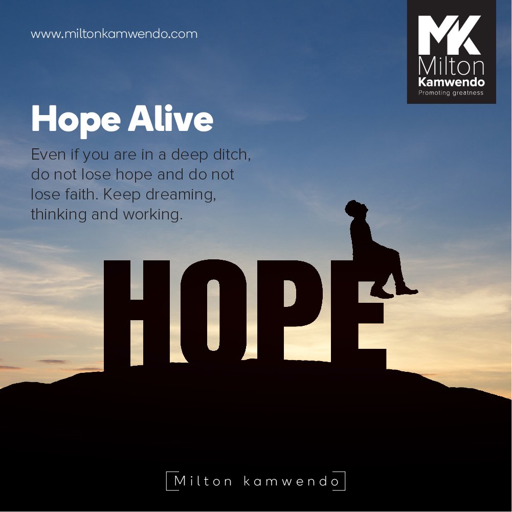 MiltonKamwendo's tweet photo. Succeeding in Zimbabwe may look tough, but it is not impossible! 
Keep your #dream and put the right frame on the picture you see. 
What you may be calling problems could easily be called blessings by others elsewhere. Don't throw away your hope. Keep #focused! https://t.co/6oCpNzSnNm
