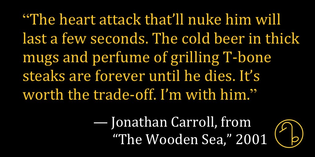 Happy Birthday American novelist Jonathan Carroll (January 26, 1949- ) 