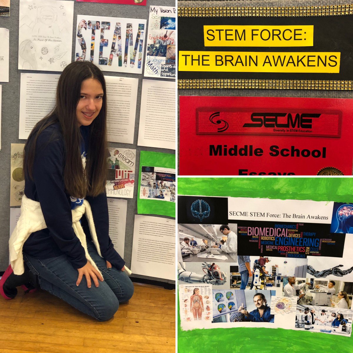 K8_Dragons's tweet photo. Amy Diaz represents Bowman Ashe Doolin K-8 Academy in the SECME Essay Contest. @MDCPSSouth @MDCPSSTEAM @STEMDesignation @MartaPerezMiami @MiamiSup @MiamiCAO @MDCPS #secme #futureengineer #doolindragons #stemdesignation https://t.co/yj3BGTvjoo