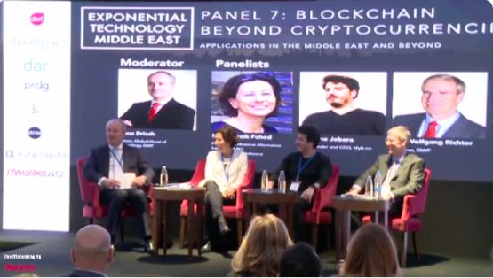 MYKISecurity's tweet photo. Great session today at the @Exponential_ME discussing #MykiSecurity and "Blockchain Beyond Cryptocurrencies". 
@KlausBrisch @elmeouchiLaw @DWF_Law @DWF_Germany @DWF_Tech
#Blockchain #Passwords #Tech #Fintech #Cryptocurrency https://t.co/gRXbyxP81h