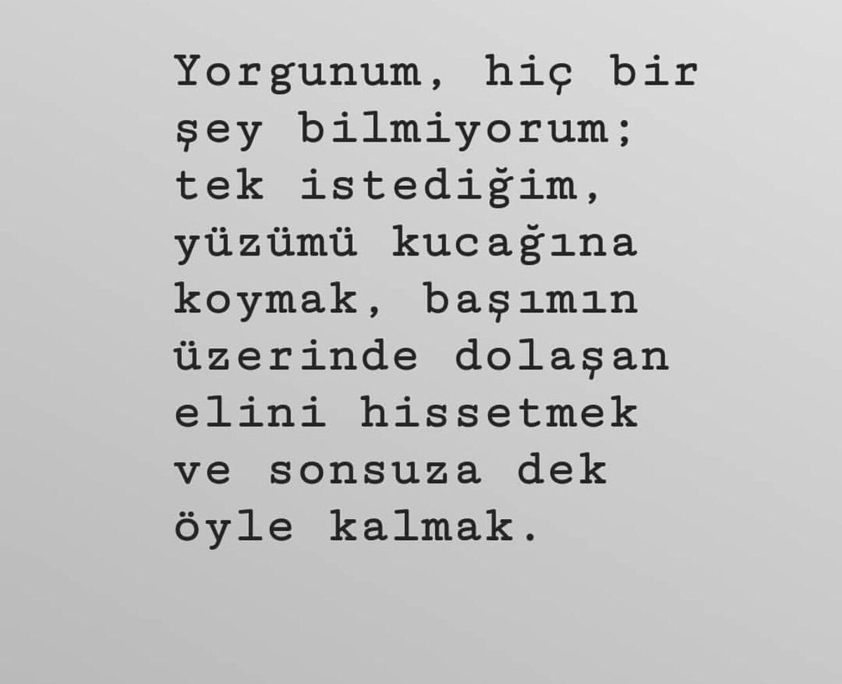 Yorgunum...!!