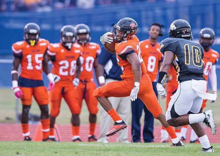 the___dynasty's tweet photo. Blessed to receive an offer from Virginia State University!! 🔷🔶 #GoTrojans https://t.co/7PYtwlSsS9