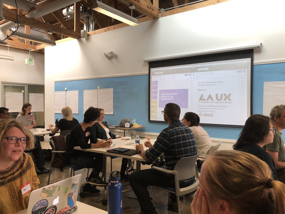 MainstayDesign's tweet image. Getting ready to start learning about design sprints @LAUXmeetup with @mparkerchavez