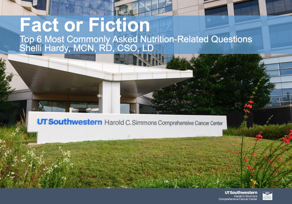 ShaalanBeg's tweet photo. Shelli Hardy is our Oncology Registered Dietician. Today, Shelli spoke at the 2nd  @PanCAN / @utswcancer Pancreatic Cancer Patient Summit and discussed common questions she is asked about nutrition and pancreatic cancer. #utswpancan #pancchat
(THREAD) https://t.co/BsajBt7s2W