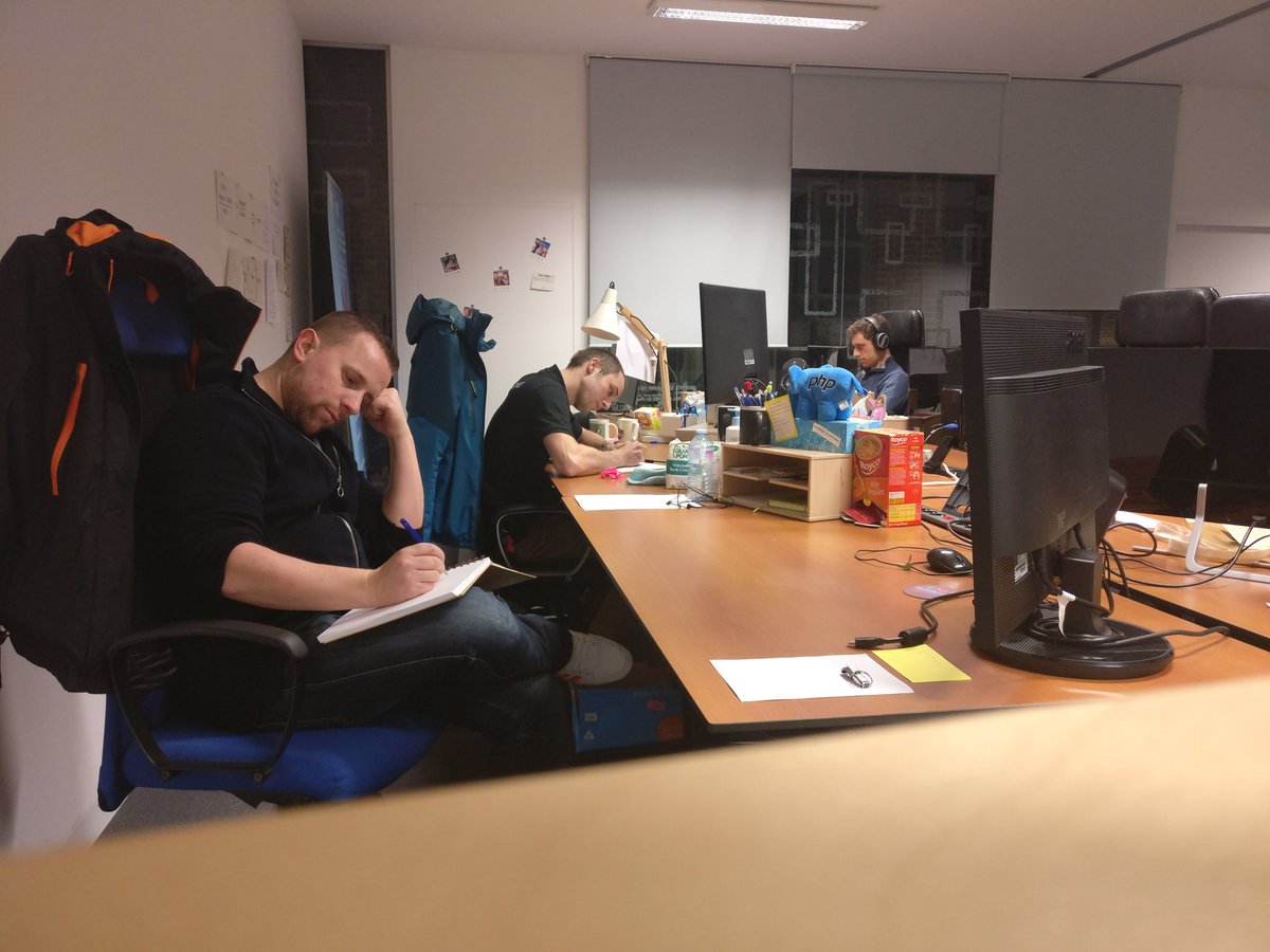 tonivdv's tweet image. We learned so much at #phpbnl19 that we simply decided to get back at the office of @ADSDAQ  and start working 😜😎😂 #sponsors