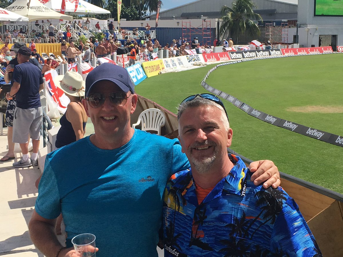 Seddons on Tour - Stuart McLaughlin &amp; Tony Manley in Barbados for the cricket