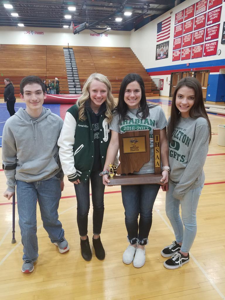 Arabian wrestling team managers