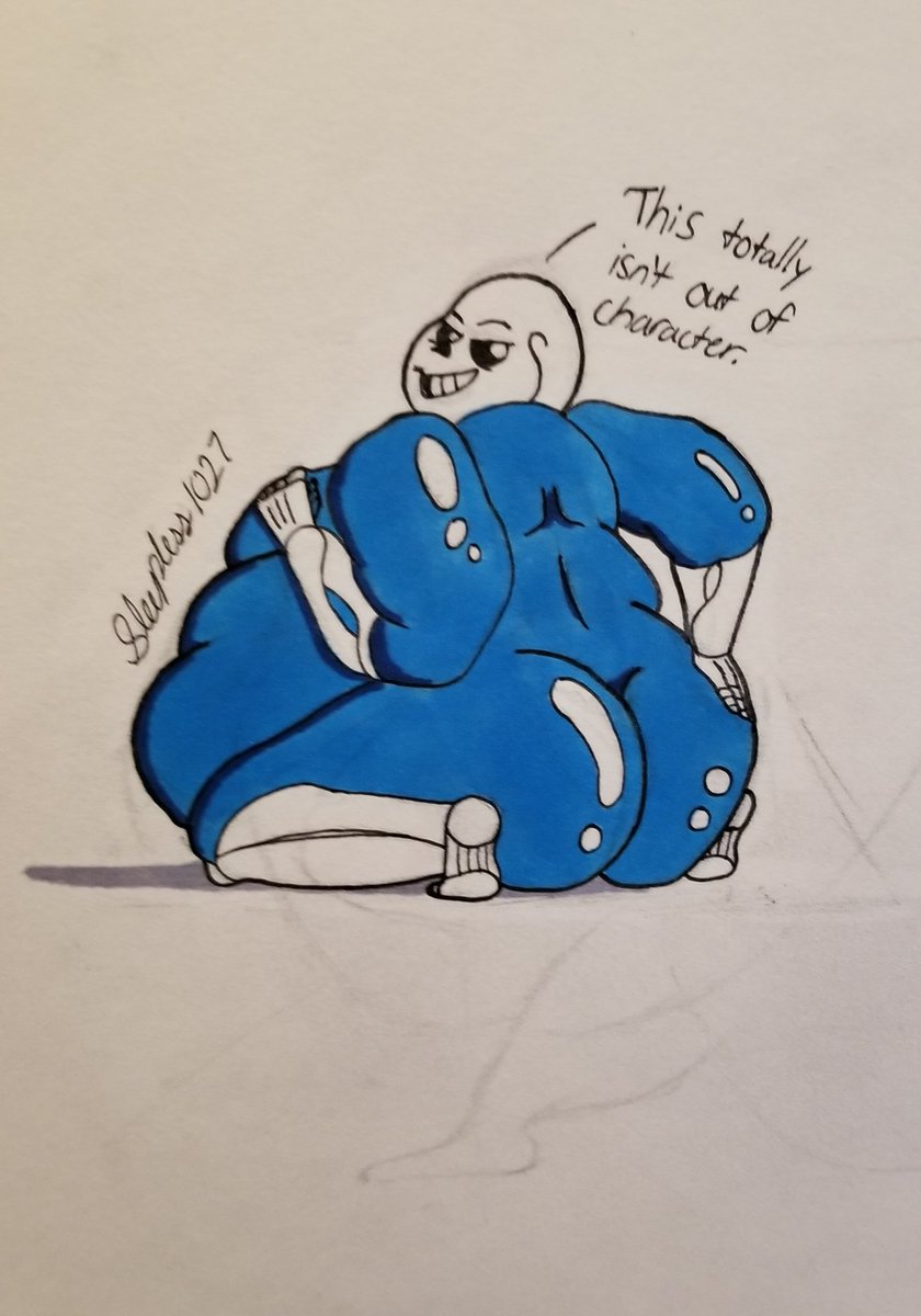 A compilation of Sans being fat. #myartwork #fatsans #fat #ssbhm #butt #fat...