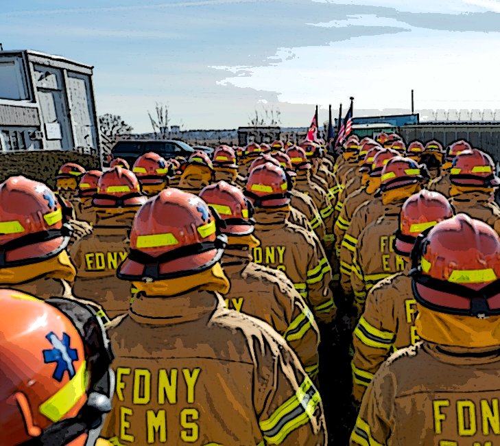 NYC EMS Watch on Twitter "Hundreds of brand new FDNY EMS EMT's line up