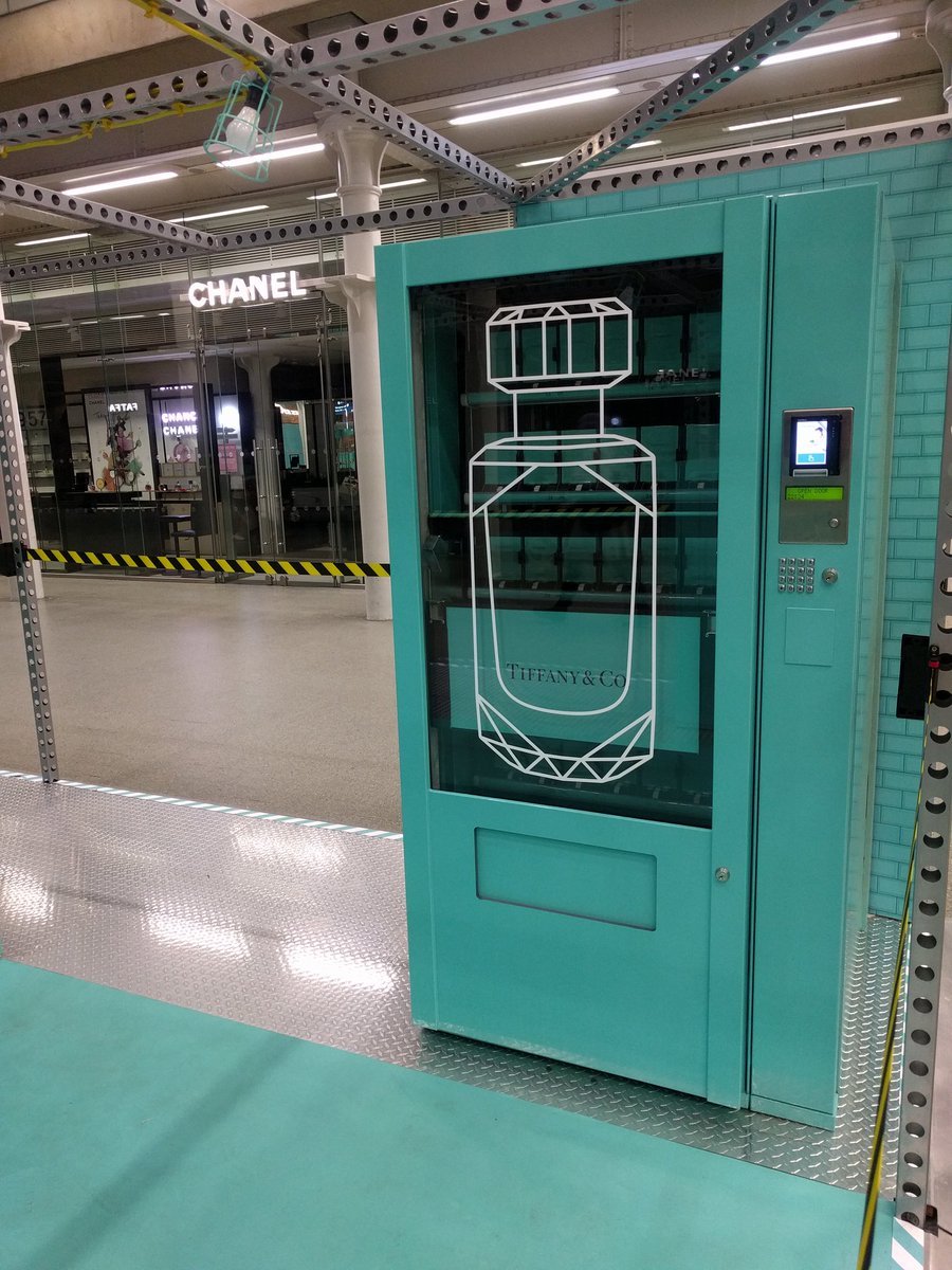 tiffany & co vending machine