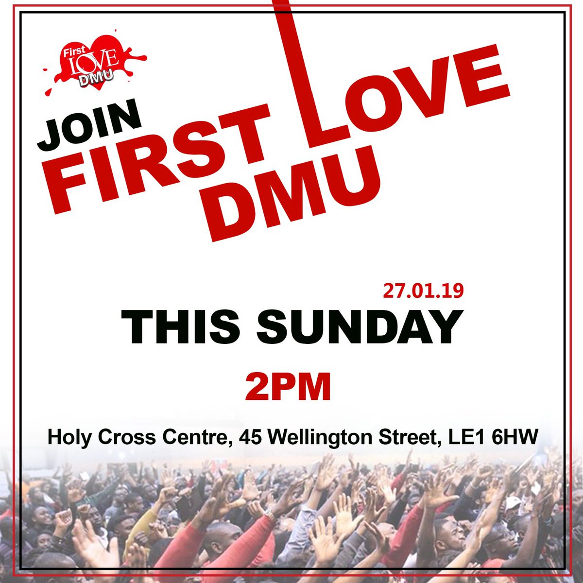 FirstLoveDMU's tweet photo. Join us tomorrow at the best place to be on a Sunday! 🥳 
#firstlovedmu 
#onlyinflc 
#dhmm https://t.co/JgsKsPtT6P