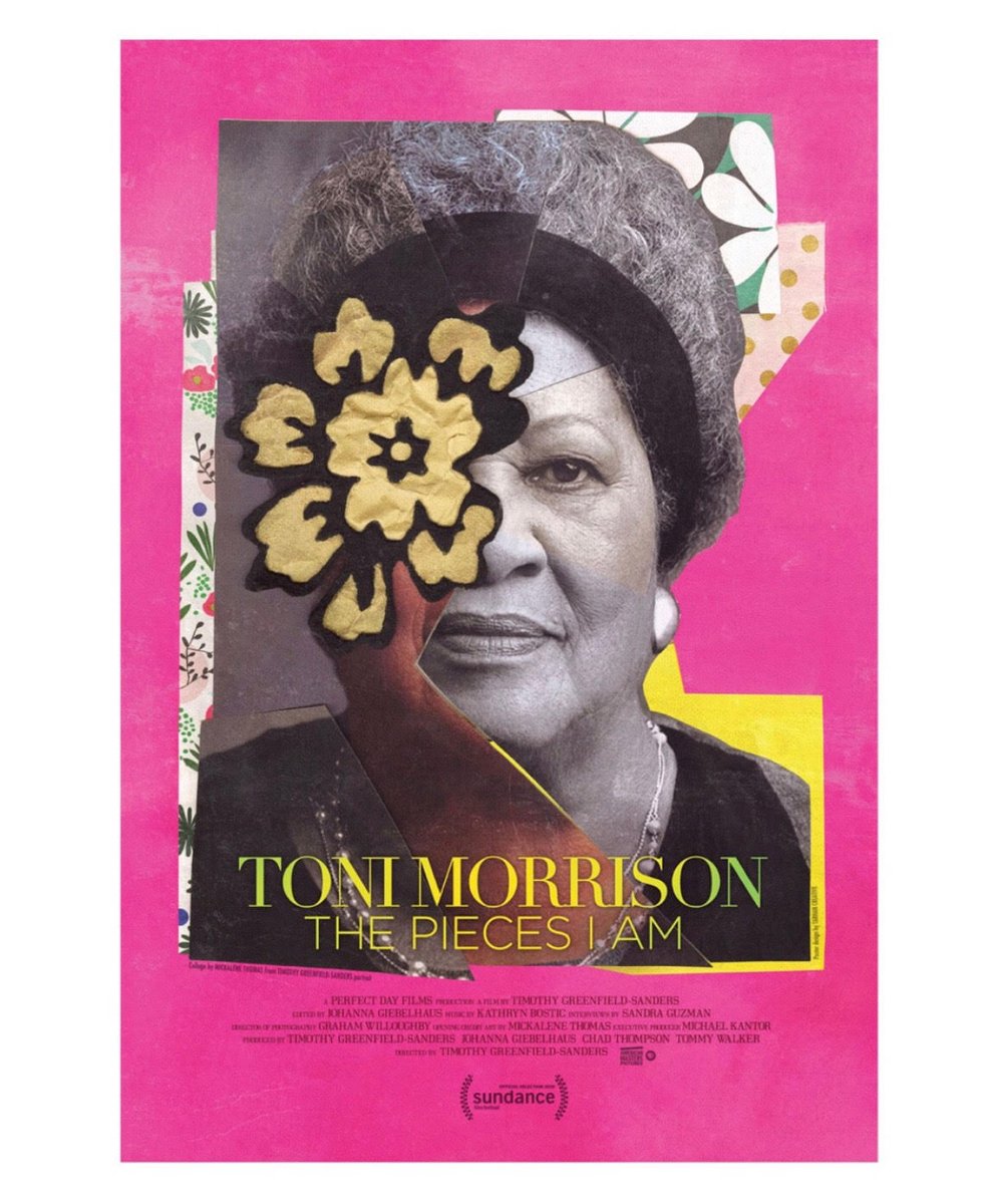 Toni Morrison, The Pieces I Am, a documentary film by Timothy Greenfield-Sanders, premiering at Sundance 2019. Collage by Mickalene Thomas using portrait by Timothy Greenfield-Sanders. @sundanceorg #tonimorrison #tonimorrisonthepiecesiam #sundancefilmfestival #mickalenethomas