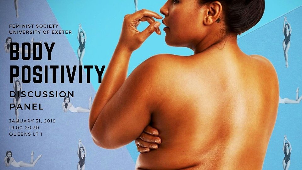 ExeterFemSoc's tweet image. Join us this THURSDAY for an amazing, interesting and CRUCIAL Body Positivity panel!!! ❤
The wonderful panelists: @curvygirlthin @dinahgibbons1 @chr0nicallycute @feedingofthefox and Laura Jackson (@janu_hairy) !
With speakers like this, the panel is not to be missed!😆💗💛