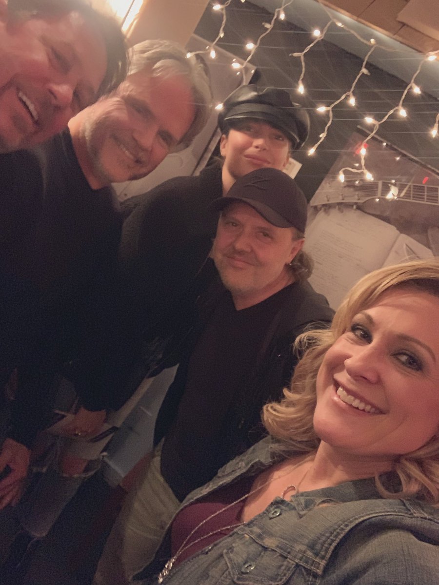 Such an awesome night @BluebirdCafeTN!!  Met Lars Ulrich of Metallica on top of the most amazing song writers in the round!!  @EmilyShackelton @philbartonmusic @victoriabanks & Marc Beeson!!  🥳🎵🎶🙌🏻🤩😊