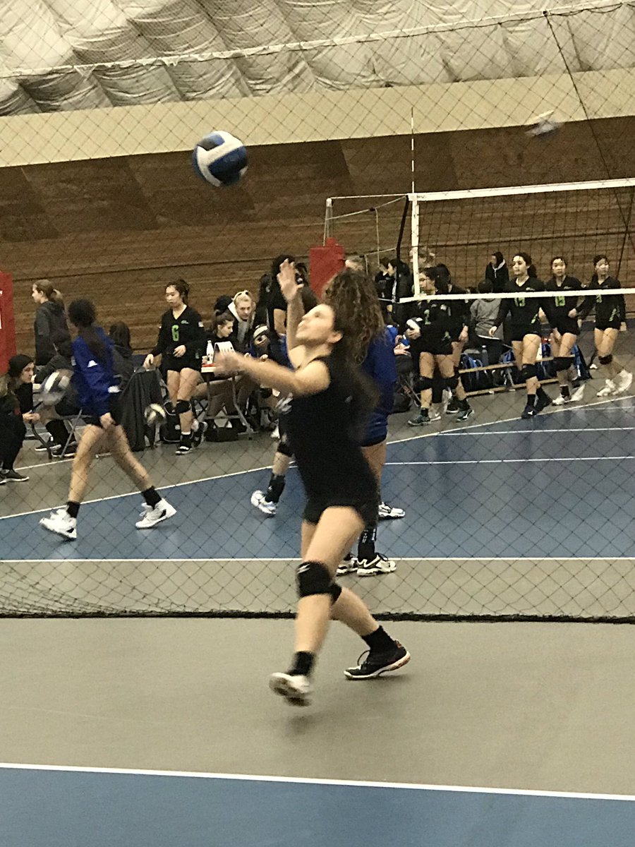 redhotcrew2004's tweet photo. Spent the day at #HarryJeromeSportsCentre watching Kamryn play with her #FVVC U15 volleyball team. New team, first chance for the girls to play with each other. Proud of the way they battled! Things look promising going forward! @VolleyballBC https://t.co/kvCCyy5CgW
