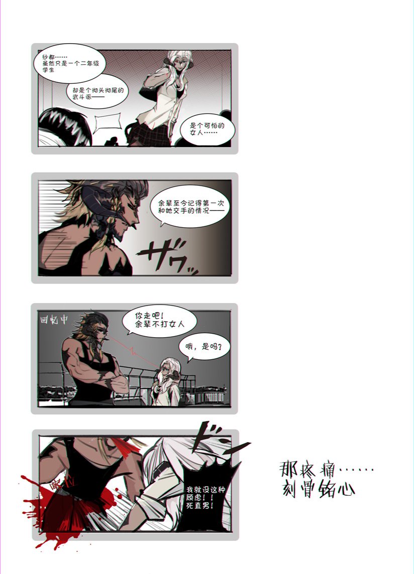 #FFXIV #マグナイ #サドゥ #Sadu #Magnai 
※中国語注意 
現代パロ/Modern AU    part.2!
二人はツッパリな高校生www/
They're both High-school students. 