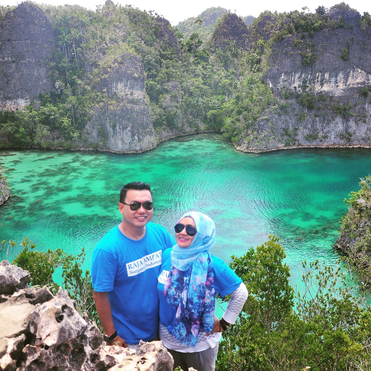 Kalo ini di #TelagabIntang #RajaAmpat foto trip #MuliaHoliday dan #Doyanjalan