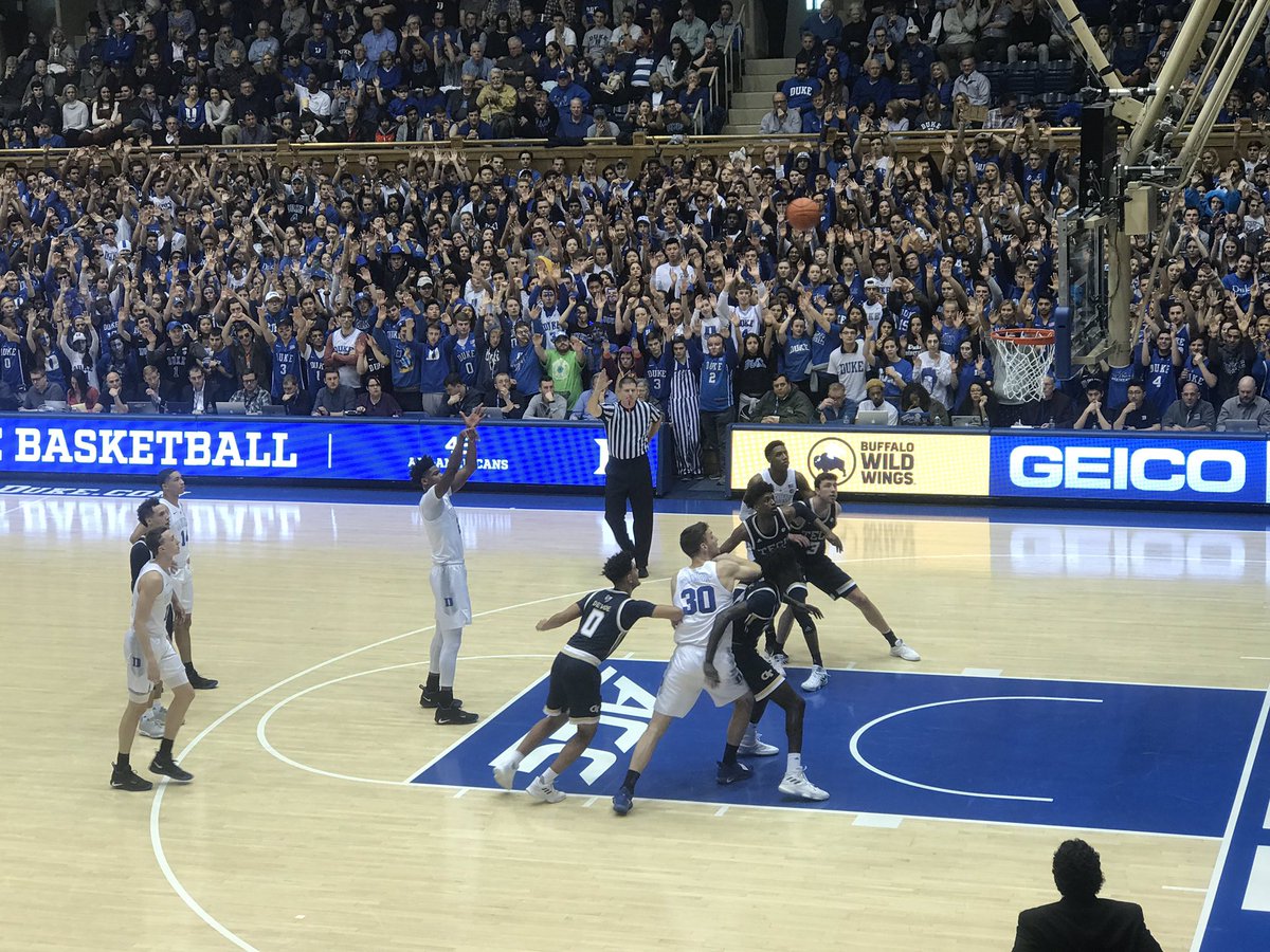 msdukie1997's tweet photo. Back at the Office today with Dad @DukeMBB #DukevsGaTech https://t.co/TcZUH4OIYp