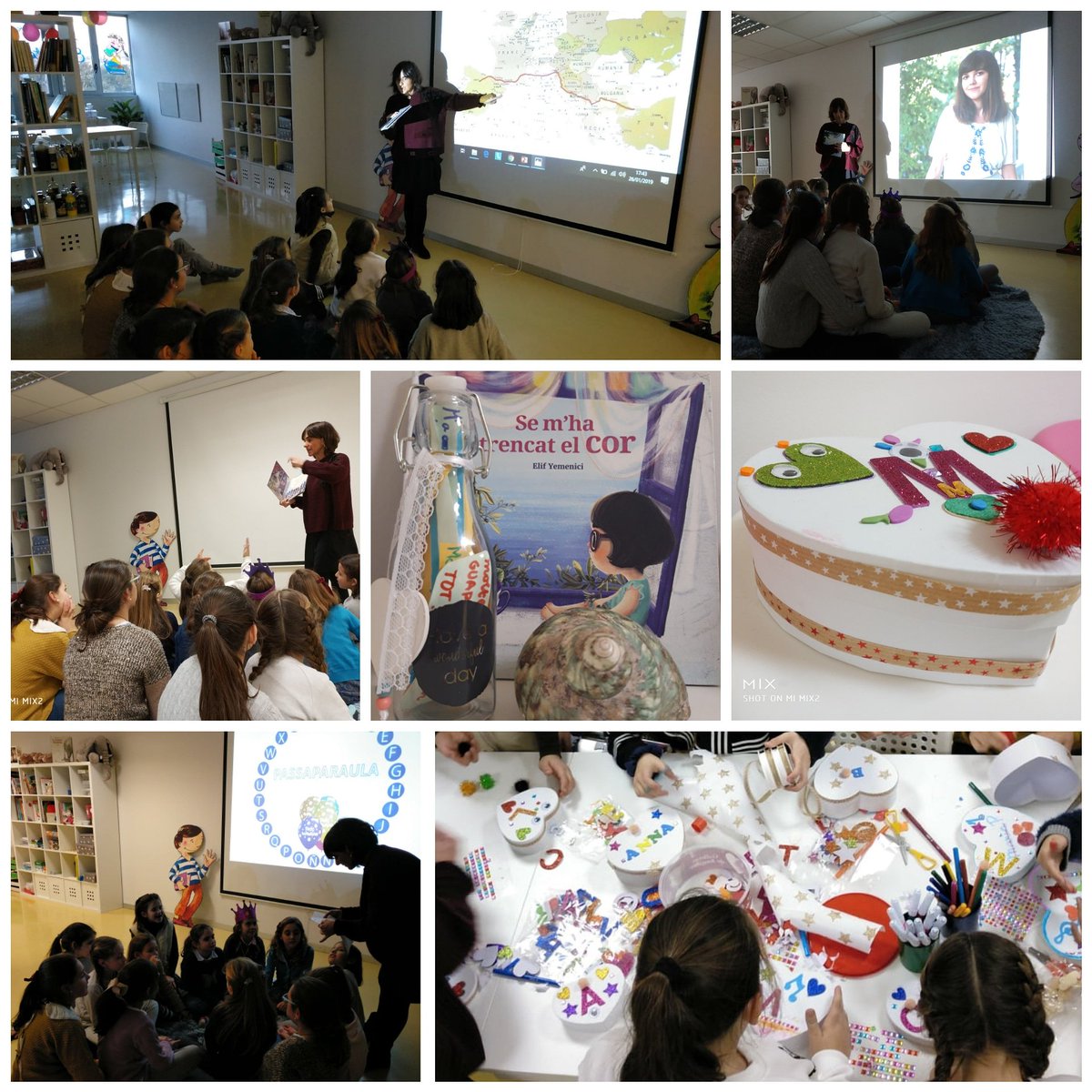 Avui #festadaniversari !!!
Hem celebrat els 8 anys de la Mariona!!!
Hem llegit "Se m'ha trencat el cor" i hem conegut a <a href="/elifyemenici/">elifyemenici</a> @flamboyanteditorial
Hem decorat unes caixes en forma de #cor que han quedat precioses!!!
En definitiva, ens ho hem passat repipa!!