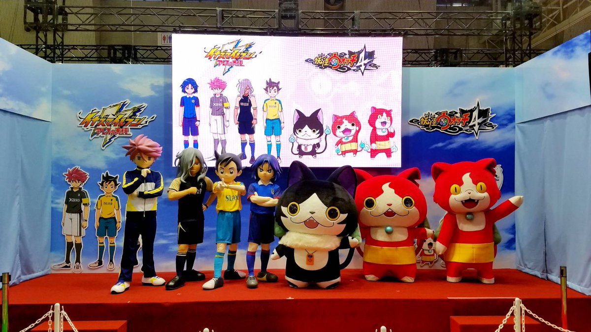 イナズマイレブン公式 V Twitter 次世代whf19冬 レベルファイブブース情報 今日は東京大会2日目 なんと今日限定のスペシャルゲストとして一星くんも来てくれました 爆熱ステージ 記念撮影ステージに一星くんも登場しますよ 皆さんのご来場おまちしています
