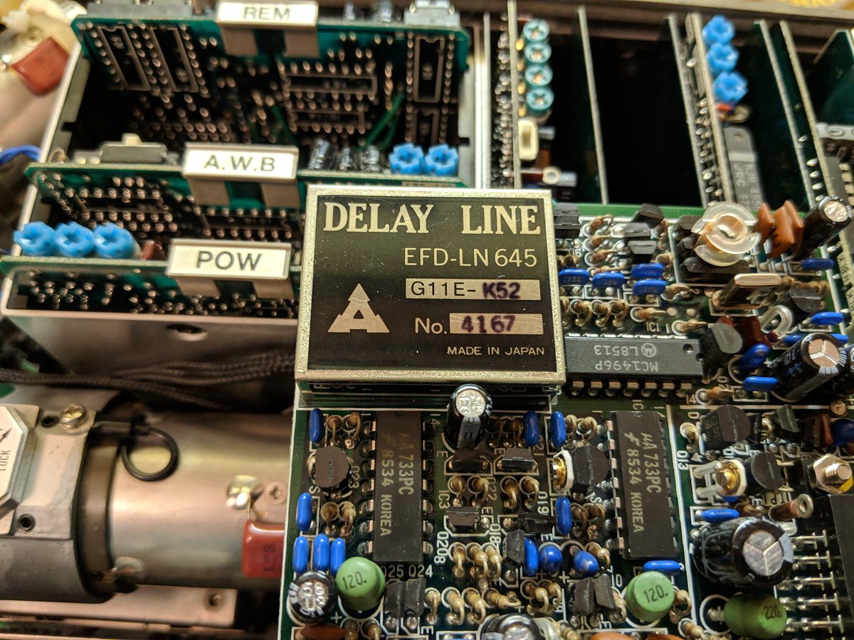 there's a delay line on this board