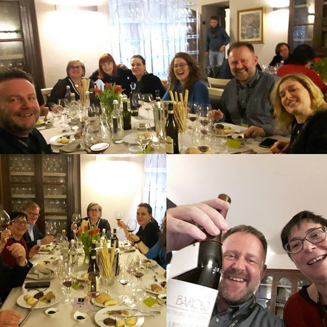 AURELIOSETTIMO's tweet photo. Nebbiolo Prima ... subito dopo... quando i colleghi e i giornalisti  sono amici... Nebbiolo Prima .. after... when  winegrowers and journalists are friends.. #nebbioloprima #aureliosettimowines #brunagrimaldiwine #fratelliborgognoseriobattista #sarisiren… https://t.co/I7FF1tsDT6 https://t.co/vTmeleaNgB