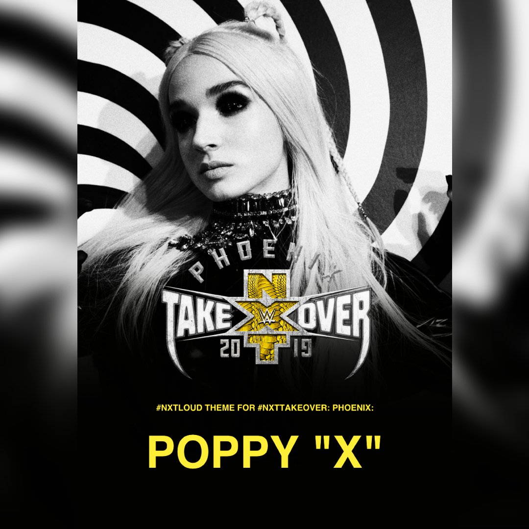 #NXTLOUD's theme for #NXTTakeOver: Phoenix is 'X' by Poppy!
Stream/buy here: maddecent.fm/poppyx