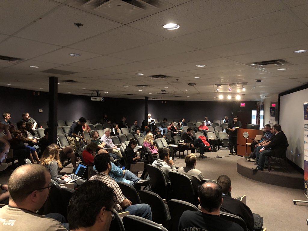 msftgeek's tweet photo. Where did the day go? I guess time does fly when you're having fun! Great day with a great finishing session + recap in progress! I'll be back! #iotdevfest https://t.co/Vx1E0yBFcG