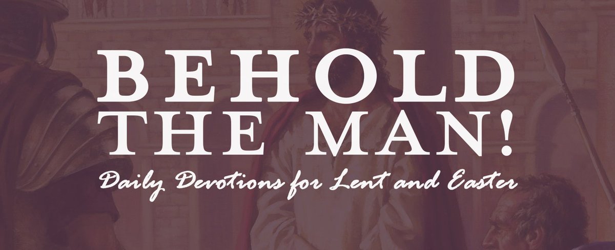 ConcordiaPub's tweet photo. This Lenten season, behold the man—the man who suffered, died, and rose again. The man who lived a perfect life and defeated death. The man whose death led to your life.
 https://t.co/pYc478Ncvl @jeff_hemmer https://t.co/L2WUJOcK6R