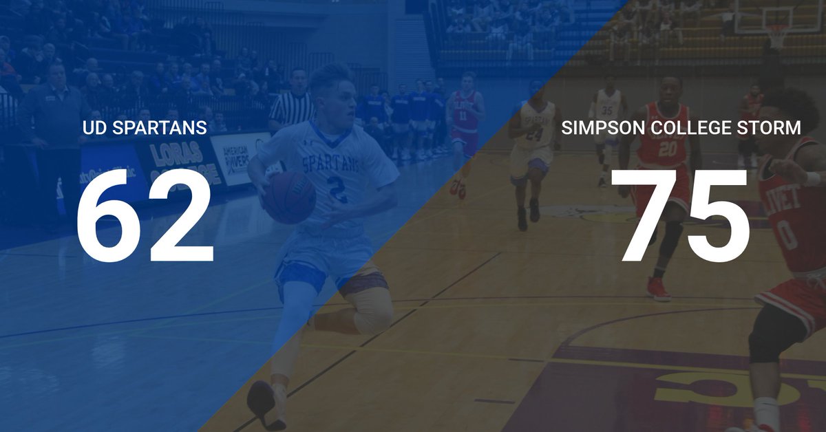 UDHoops's tweet photo. Marcus McDaniel had 21 points in tonightβs loss to Simpson. Your Spartans will look to bounce back on Wednesday against cross town rival Loras College. #SpartyPride https://t.co/x5zrZ5UYrH
