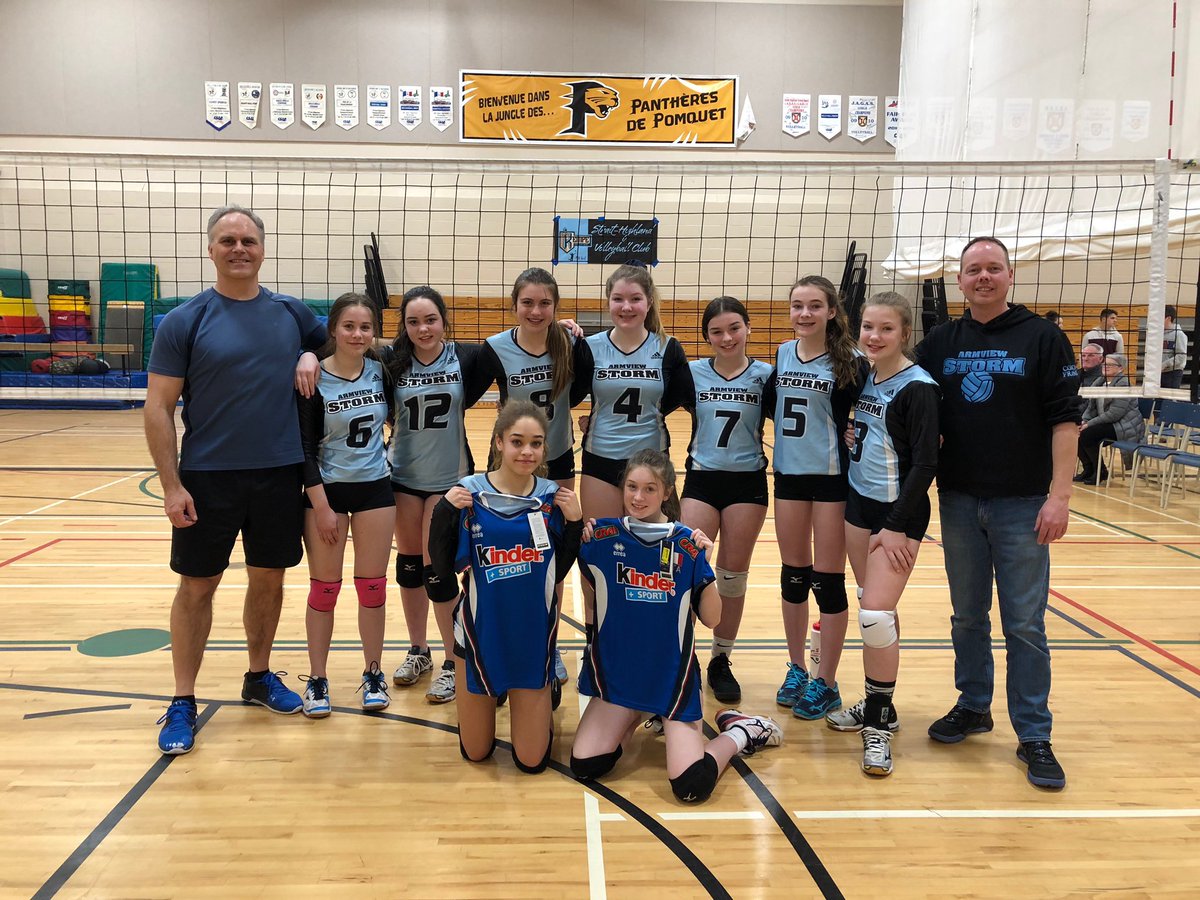 First one of the season ! U14 fraser second place in antigonish ! 🏐💙🥈