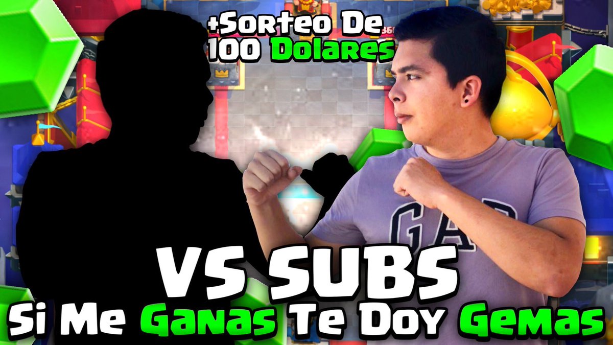 Estamos en directo🤟🏻 Si me ganas te doy gemas🤑 + Sorteo $100 Dólares🔥 Clash Royale😍 youtu.be/mvNHYmwooNE vía <a href="/YouTube/">YouTube</a>

SORTEO ENTRE LOS QUE DEN RT🔁🤑
