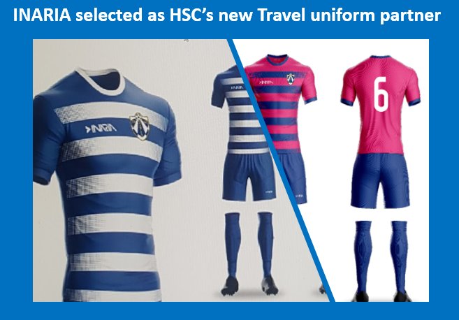 Hunter Soccer is very pleased to announce that <a href="/inariasoccer/">INARIA</a> will be our travel soccer program's uniform partner. Looking forward to kitting out our players with your superb uniforms!
