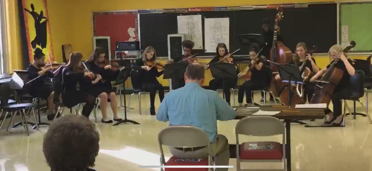 KHS_KTECH's tweet photo. Congratulations KHS Orchestra for qualifying soloists Lydia Emry and Madelyn Duncan and a large ensemble to ISSMA State for the first time in KHS history! #legacymatters ⁦@Kats_Principal⁩ https://t.co/9J3mDFaOHl