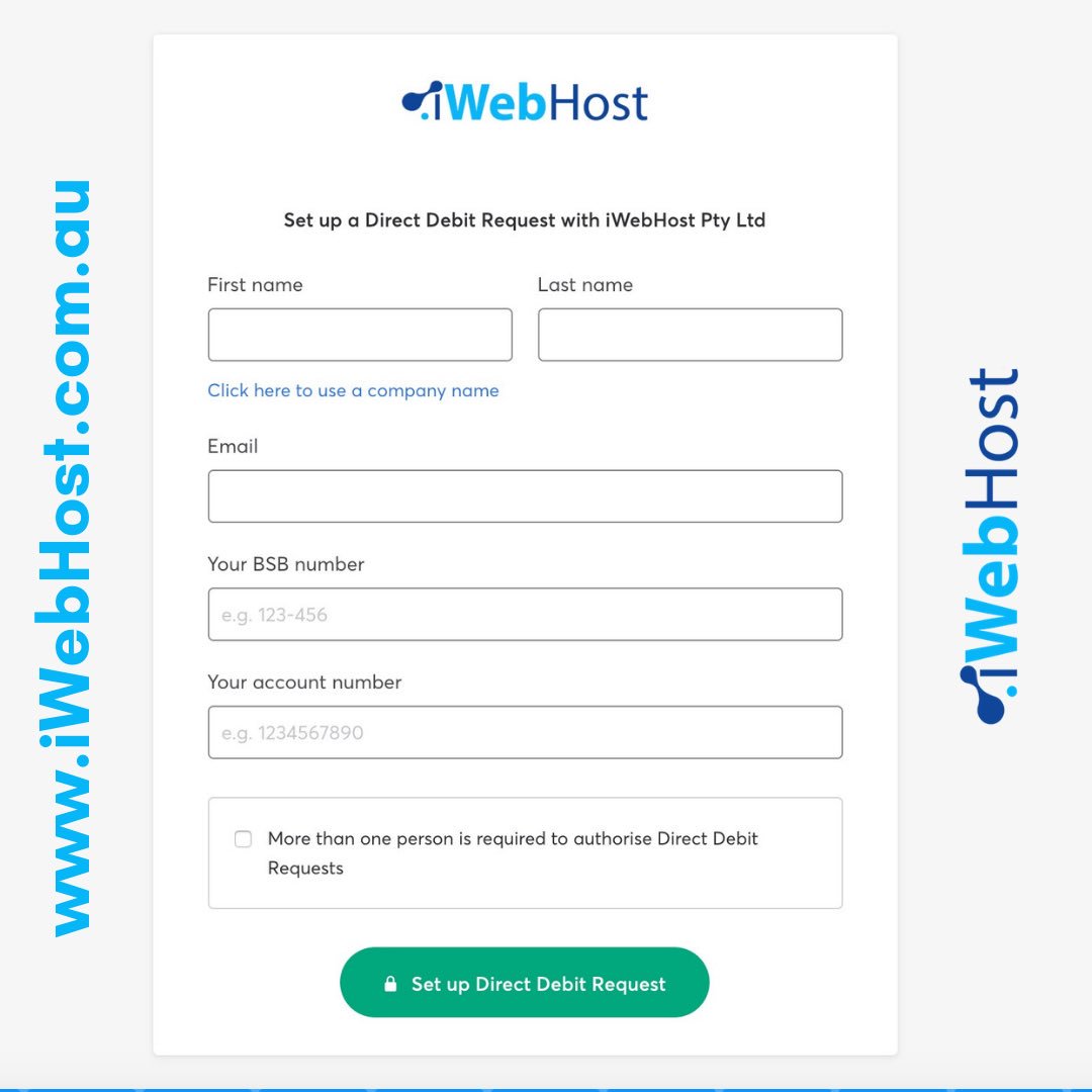 Direct Debit Payment now Available at iWebHost