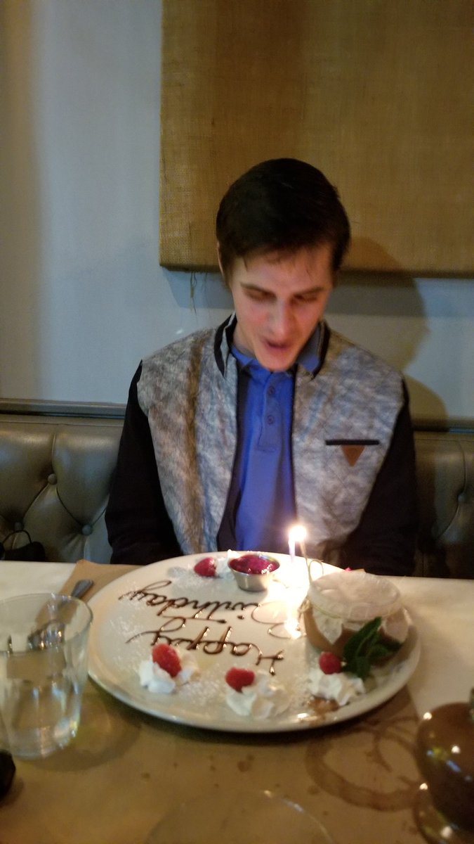 Almost 50 people sang to David tonight. Good thing the entire restaurant was filled with sailors in town for Sailing World Cup, otherwise it may have been embarrassing 😊