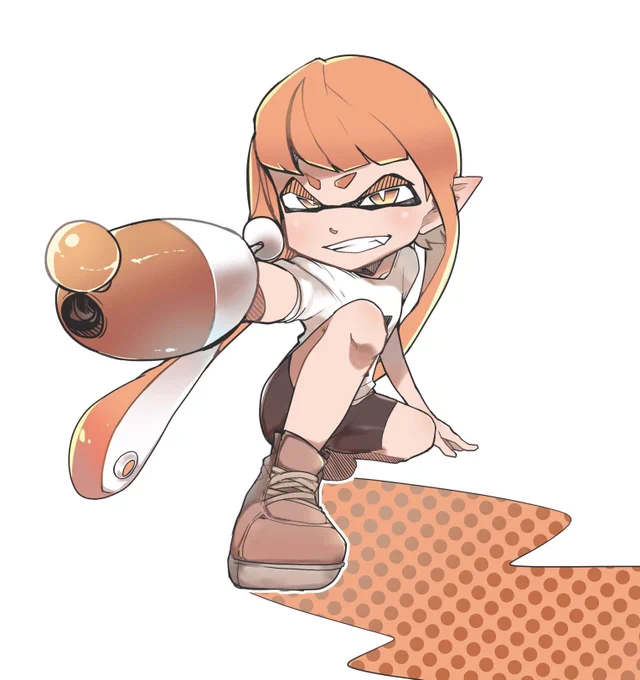いつまで経ってもうろ覚えのイカガール。

#Splatoon 