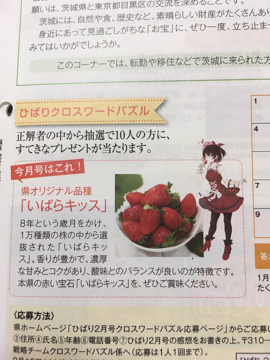 ひばり 2 月 号 クロス ワード パズル 応募