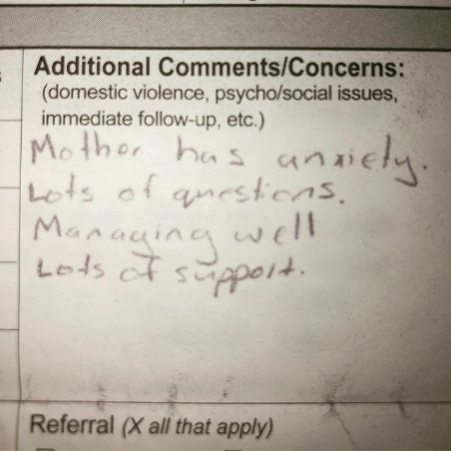 shanie_jeanie's tweet photo. Here’s something I want to share with you all. I was going through my son’s health records the other night and found the discharge summary from his birth. On the second page under additional comments/concerns it’s noted that I have anxiety. I was asking … https://t.co/WMHU3xKRx3 https://t.co/TrPJFkpGvD