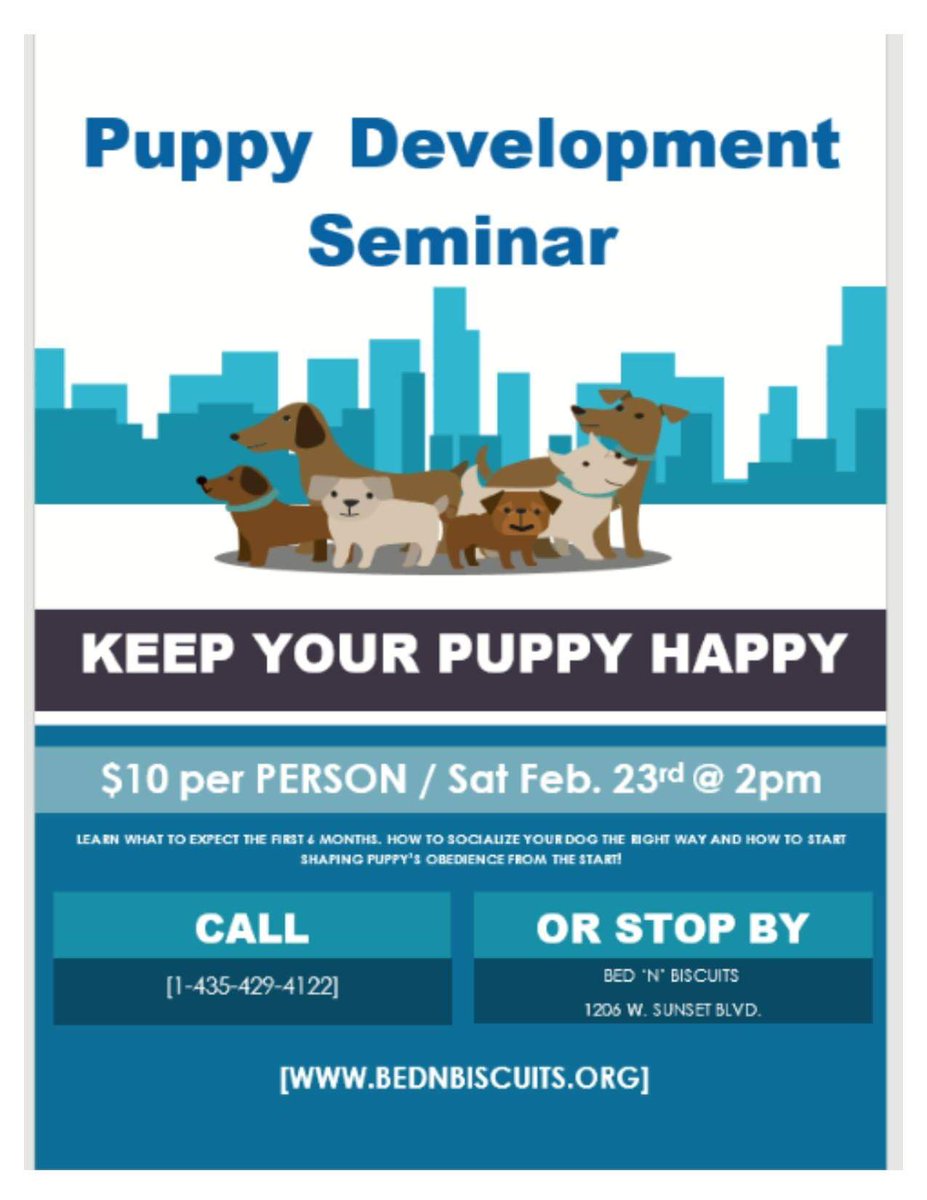 BednBiscuits2's tweet photo. Mark your calendars. #puppytraining https://t.co/Q5vSOwrxFa
