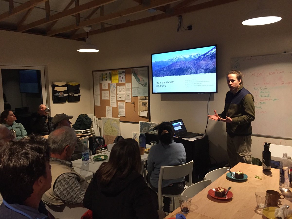 Texosporium's tweet image. Fantastic presentations by my former #ucdavis lichenology students Kevin Ball, @cxadlam, and @Al_R_Wallace at the @CALichenS annual meeting tonight. So cool to see how their research has progressed since 2017! #lichenjanuary