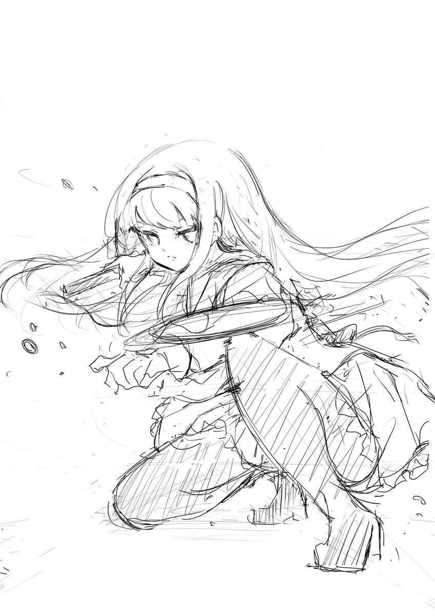 あえて画力に見合ってないポーズを描こうとする 超辛いけど上手くなりそうな気はしま 藤依しの 個人向けイラストレーターの漫画