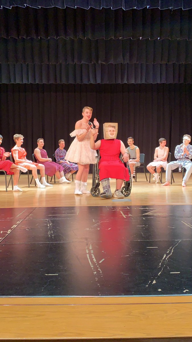 MTHSMiniTHON's tweet photo. And of course, the pageant contestants!

Highest fundraisers:
1. @WillyHurley6 $6111.51
2. Zach Johnson $4219.09
3. Tyler Vicidomini $3006.60

But most importantly, the winner of the competition and the crown, Grant Dombach! https://t.co/wAwkl1QVzY