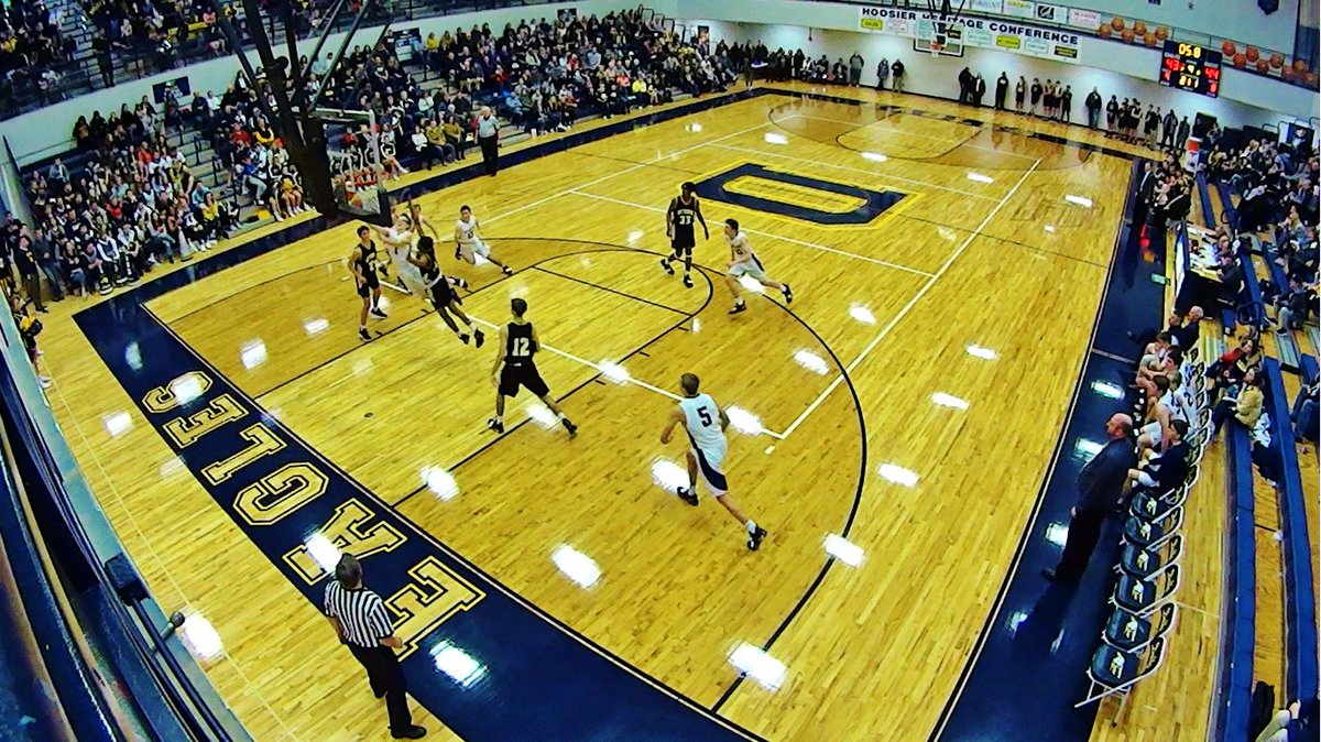 I don't often focus on JV action. But this was too good not to capture. Delta's Spencer St. John scores the winning points as the Eagles come back to beat Mt. Vernon in Saturday night's JV game.