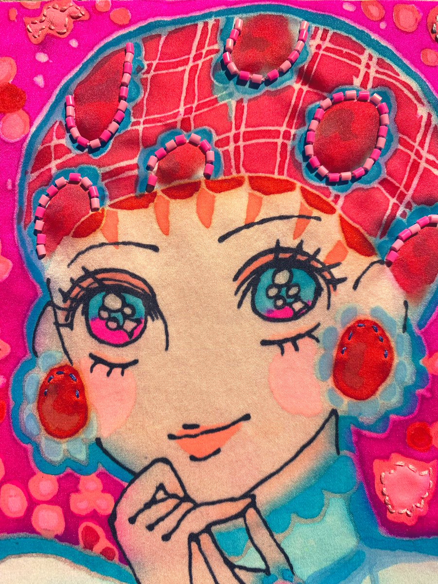 M A Y U Twitter પર 友禅染 刺繍のお目目キラキラガールズ 友禅 ビーズ Textile Girl Design 昭和レトロ 少女漫画 M A Y U Twitter પર 友禅染 刺繍のお目目キラキラガールズ 友禅 ビーズ Textile Girl Design 昭和レトロ 少女漫画