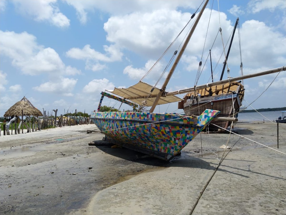 ZiaraGroup's tweet photo. The is the Headline News that should be trending about Kenya...We became the first Country to build a boat/dhow @theflipflopi from recycled plastic waste. Now sailing across the Indian Ocean from Lamu to Zanzibar on Conservation. #odeonExplosion #LatemaExplosion #MagicalKenya https://t.co/shMfUMyjgu