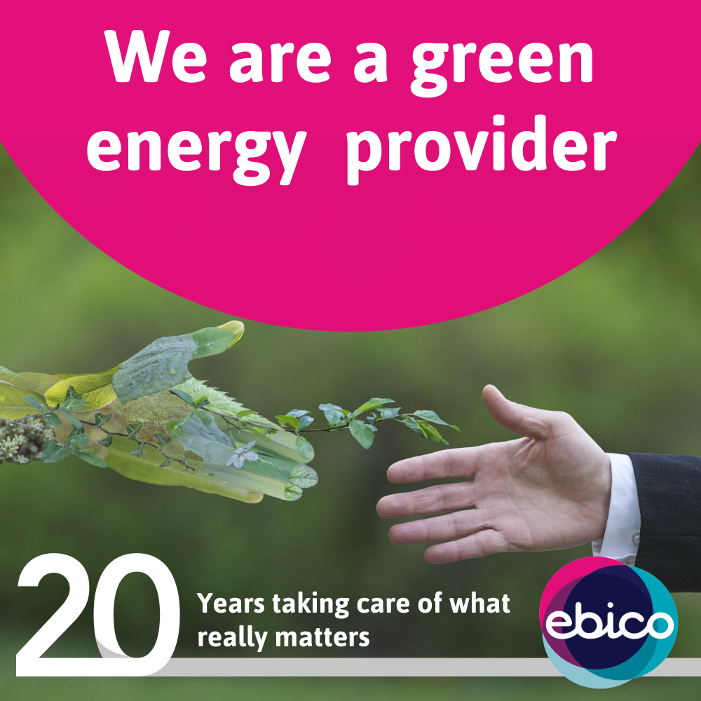 Ebicoltd's tweet photo. We’re proud to have evolved into a green energy provider over the past 20 years. You can now help save the planet and help in the fight against fuel poverty by selecting the Ebico energy plan that’s right for you.  Click here for more info https://t.co/6IVKo1tv2U https://t.co/QUnfoFGDvH