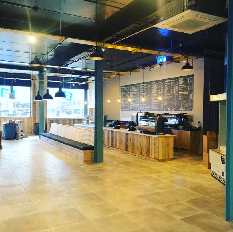 #magherafelt looking good!! All we need now are a few tables and some chairs!! Very soon #bobandberts