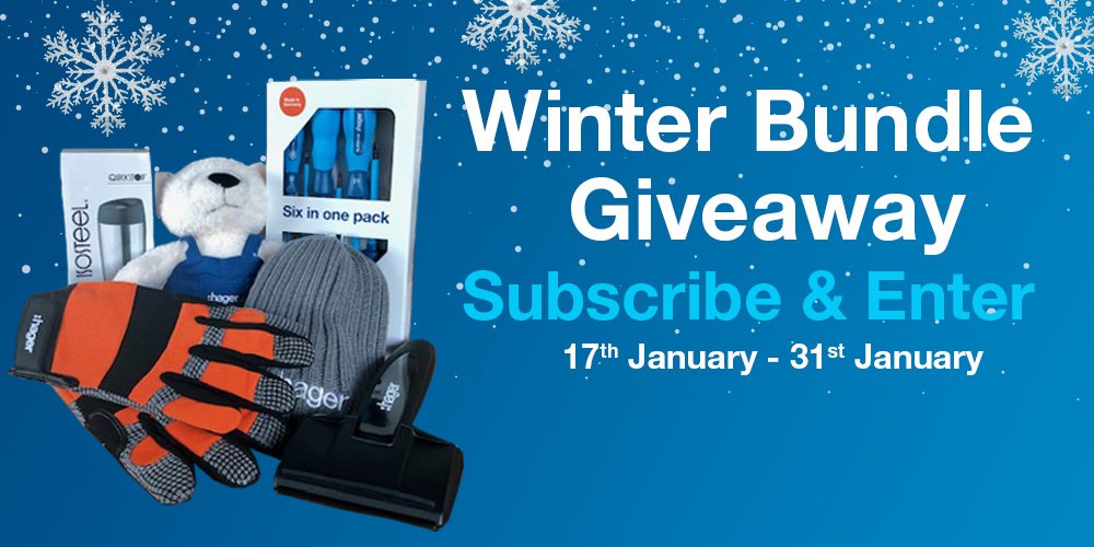 *Giveaway Alert*  Subscribe to our newsletter and enter to win the ultimate Hager winter bundle! 

If you want to increase your chances of winning, retweet this post &amp; receive an extra entry into the drawing! 🙂 

To enter, click the link below 👇 
hager.uk/zIcHR